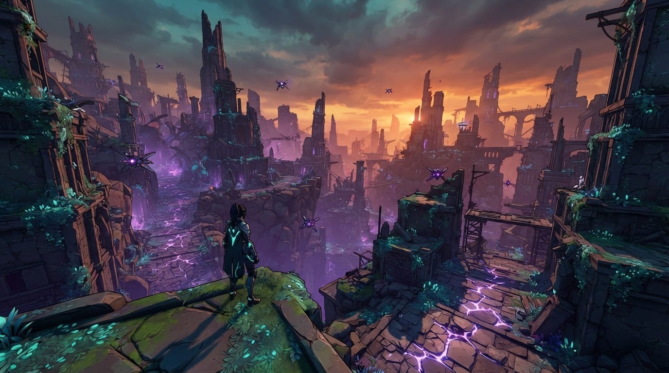 Cité alien en ruines