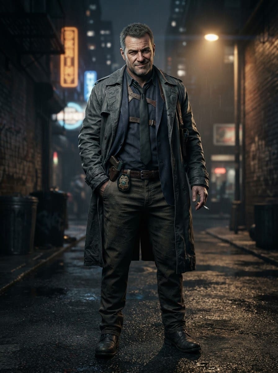 Undercover corrupt detective