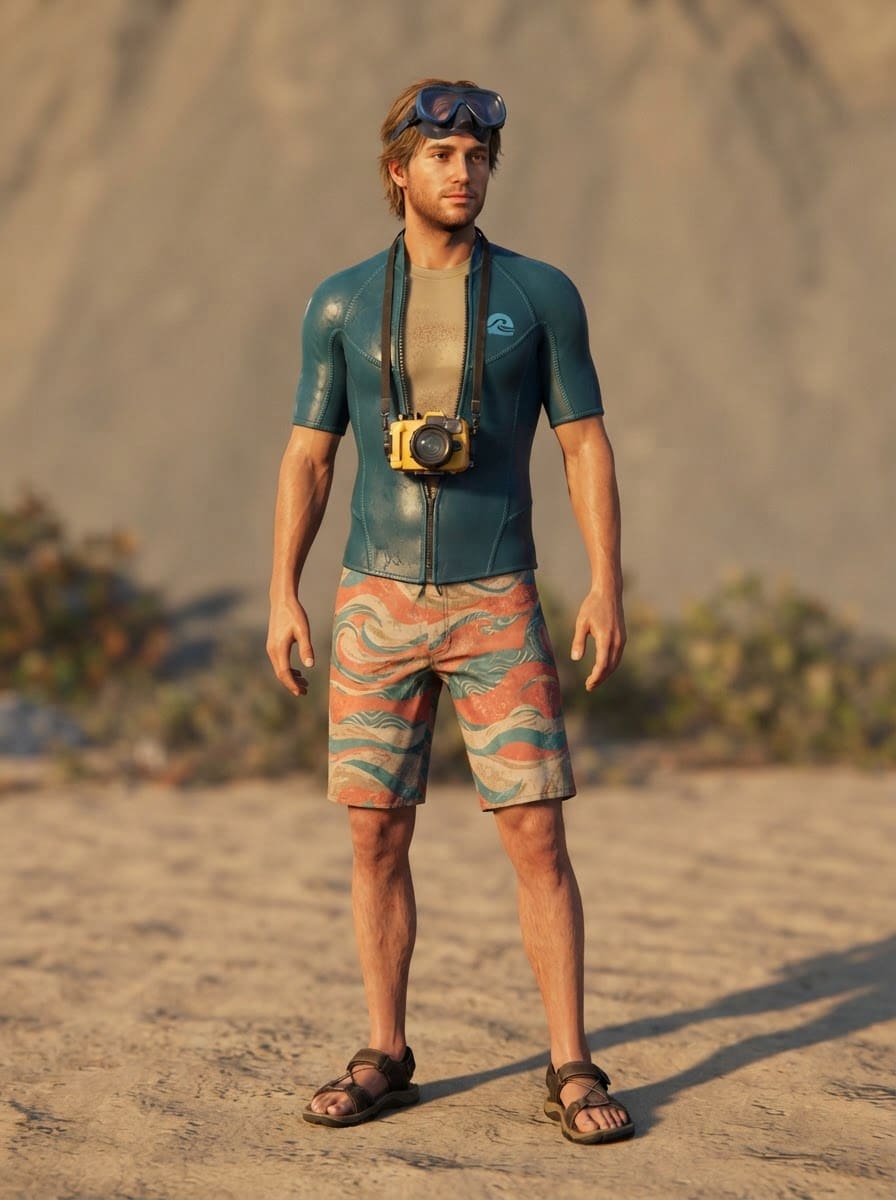 Biólogo marino aventurero