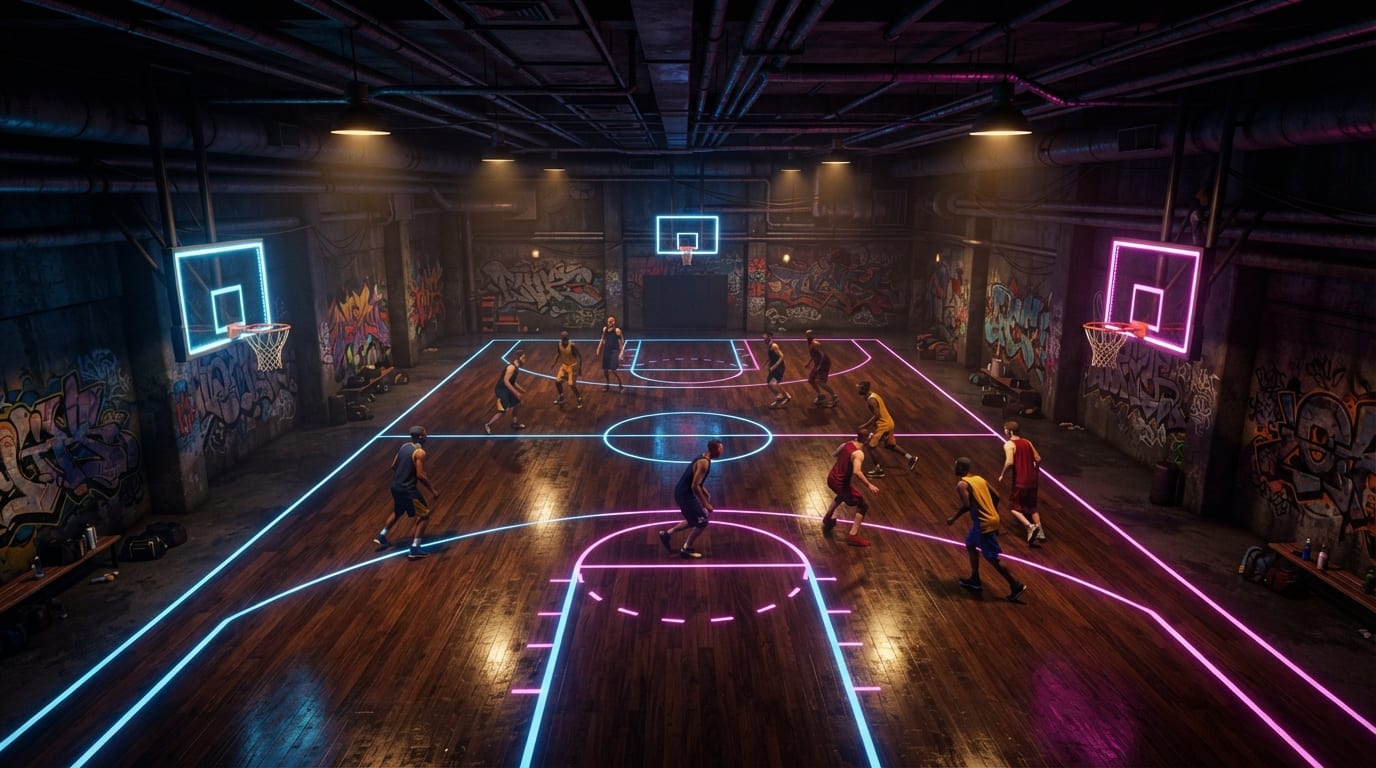 Underground Neon Court