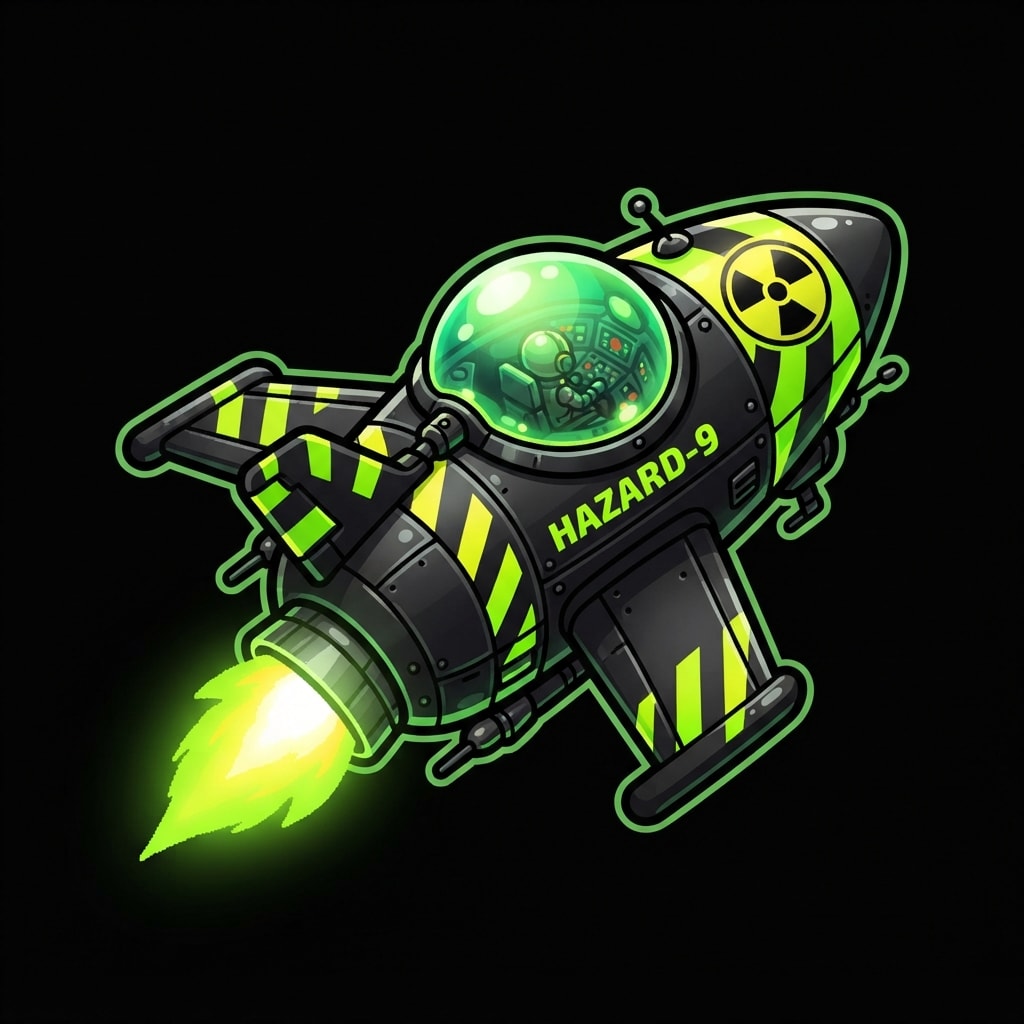 Ship — hazard green