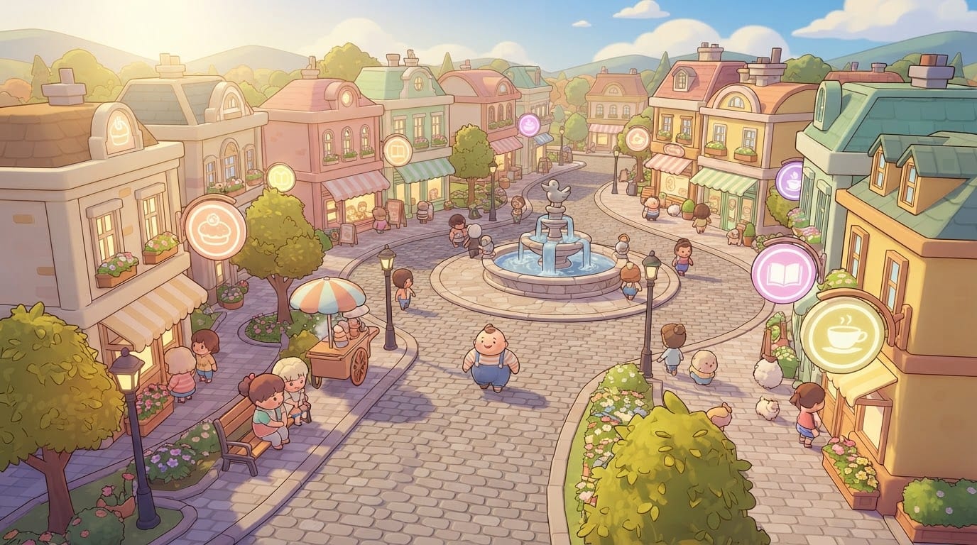 Explore the open town
