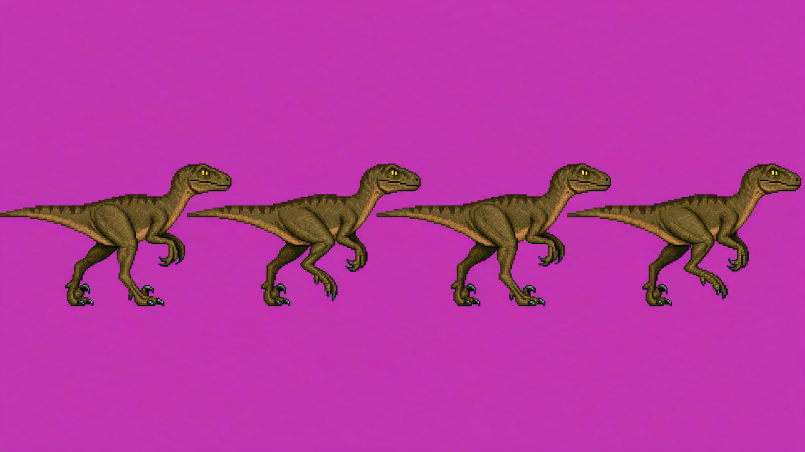 Raptor Walk 4-Frame Sheet