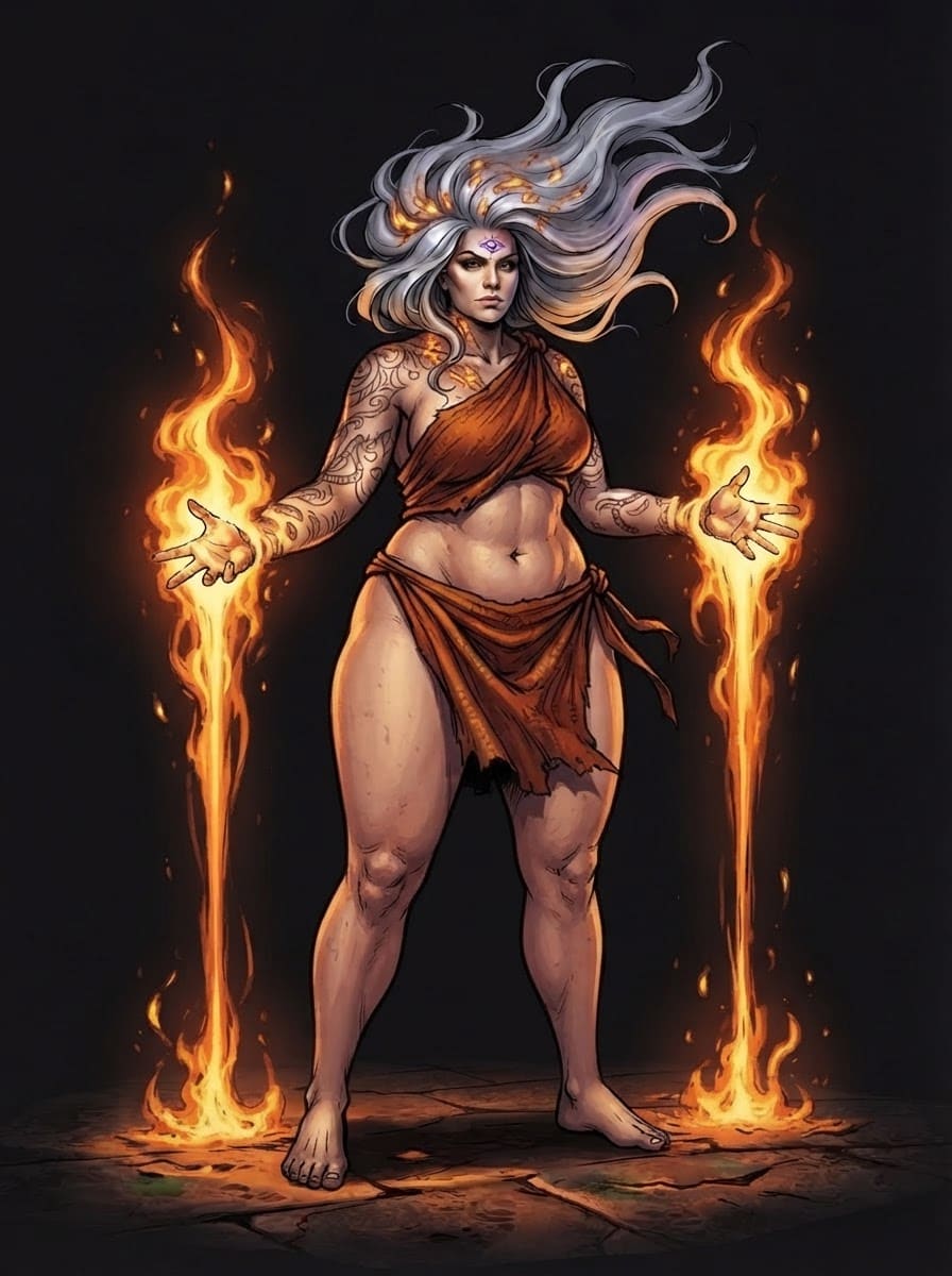 L'Oracle de la Flamme — tenue révélée