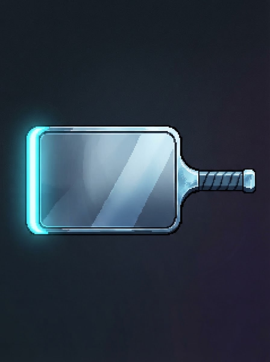 A chrome steel paddle
