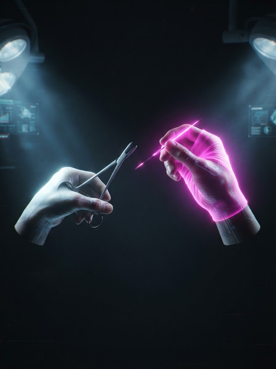 Disembodied glowing hand rigs