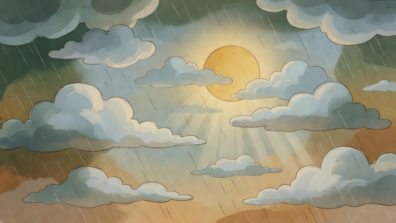 Storybook Rainy Sky