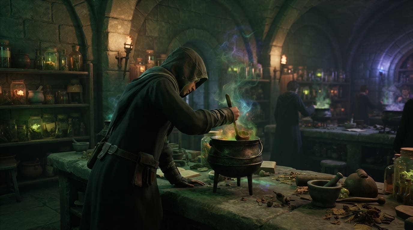 Préparer des potions complexes