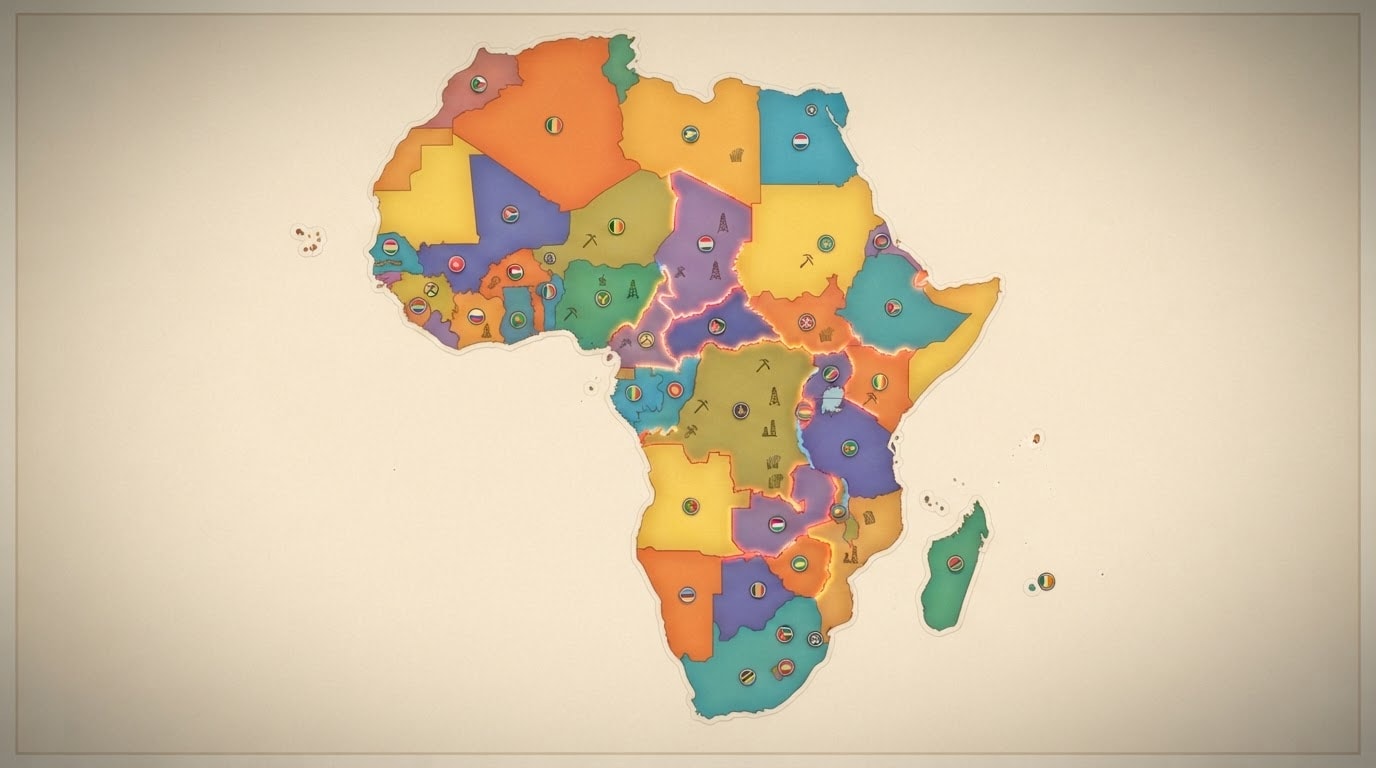 Fractured African regions