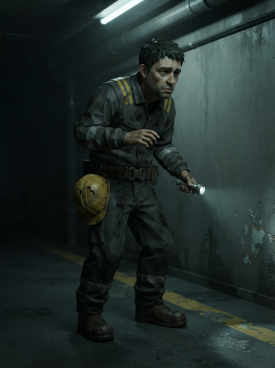 Lone facility technician