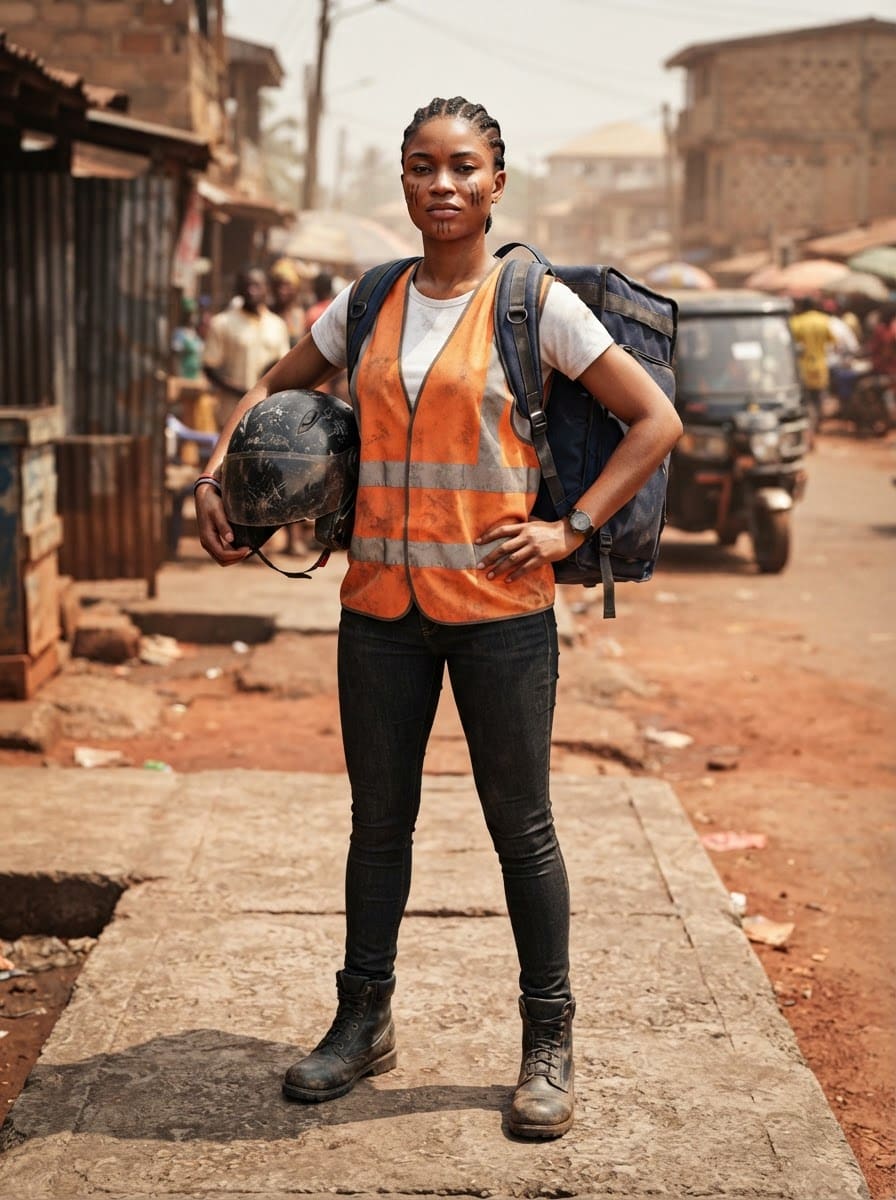 Adaeze the delivery rider