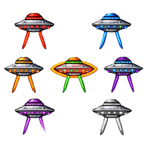 Retro Halo UFO