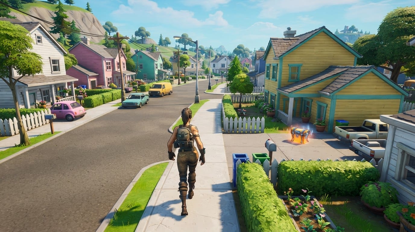 Colorful Suburban Sprawl