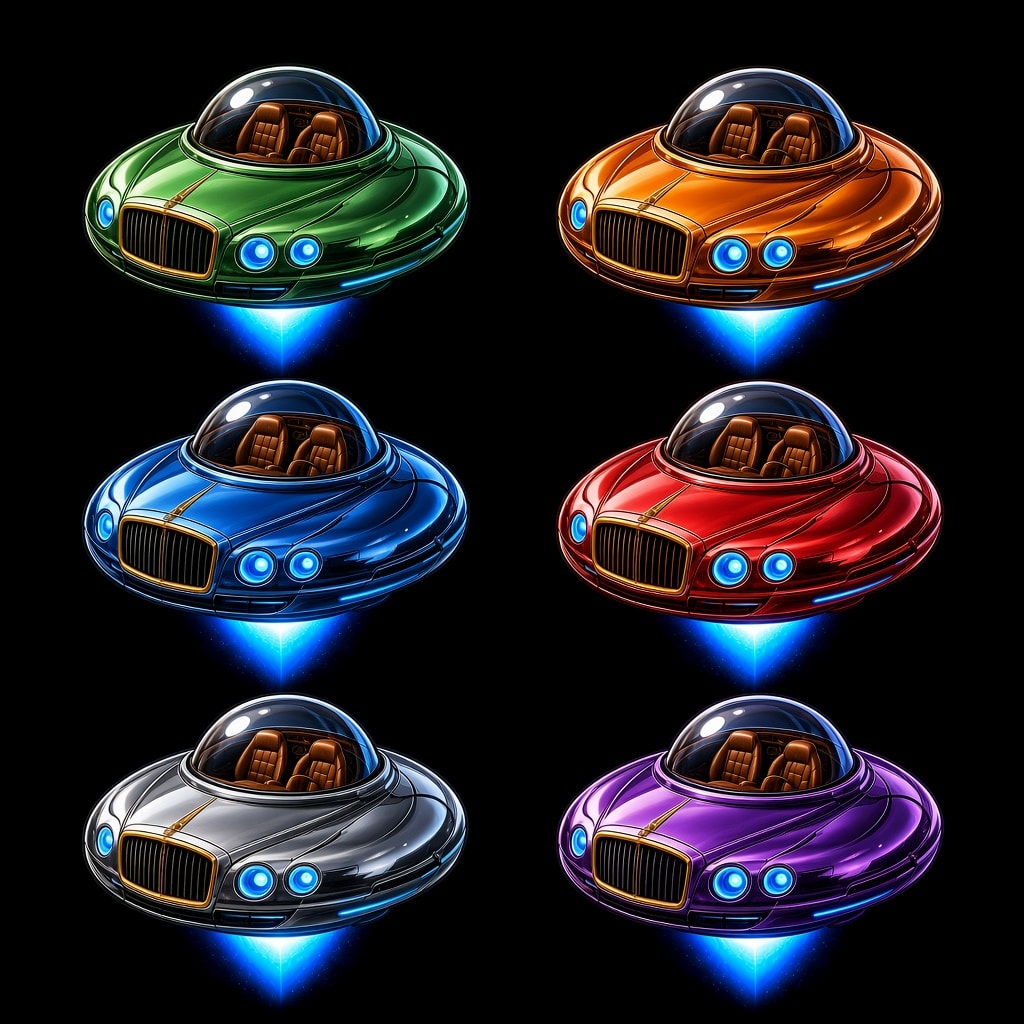 Multicolor UFO Collection (2)