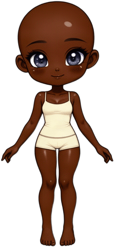 Deep Brown Character