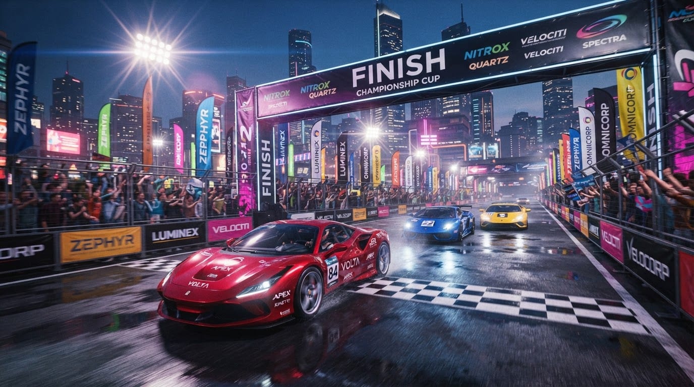 Blast through a city circuit lap