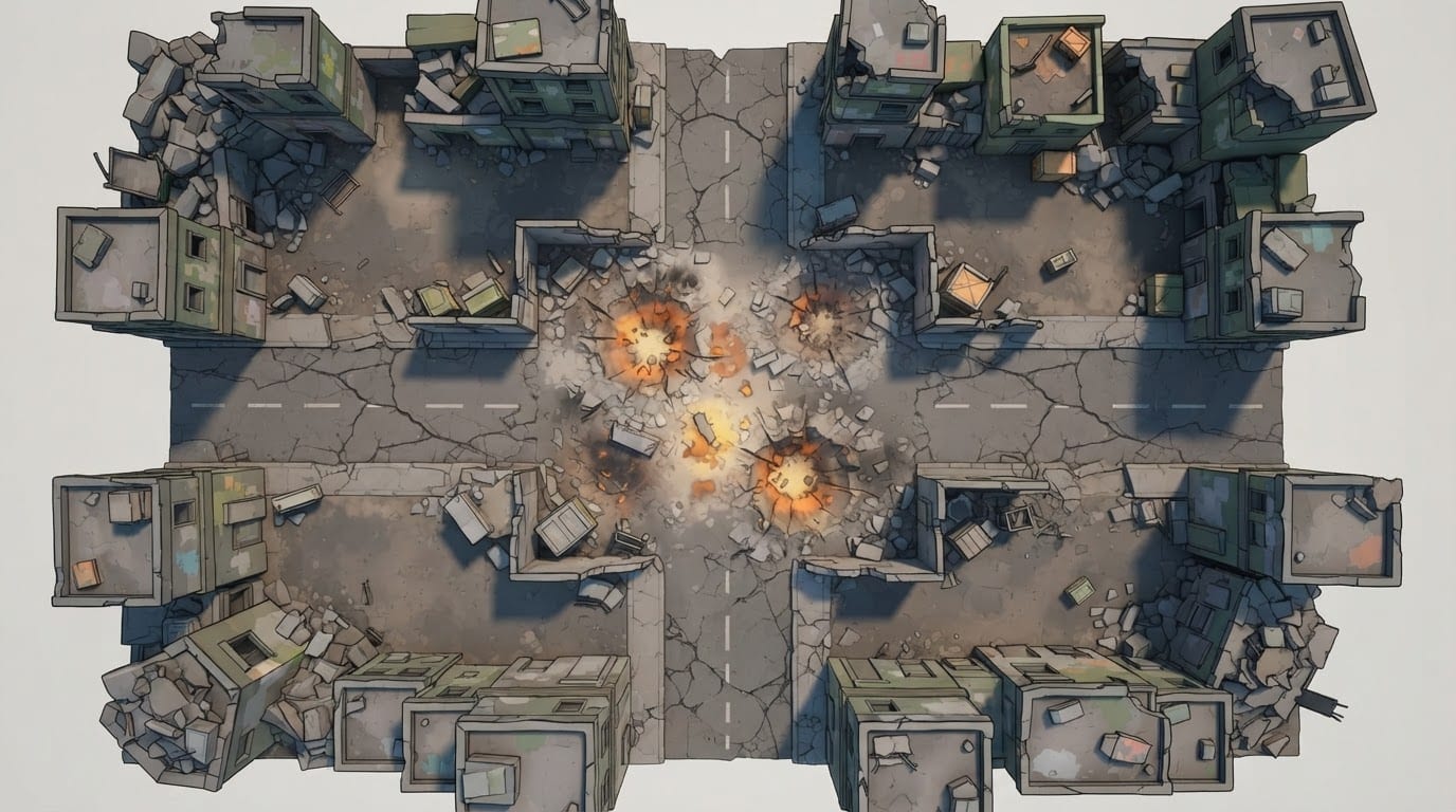 Ruined City Block