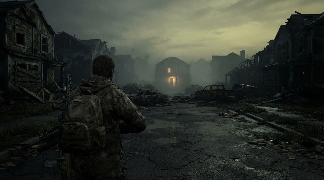 A decayed suburban neighbourhood