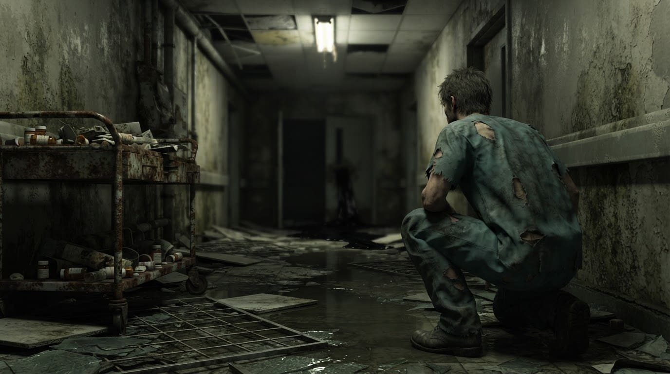Scavenge a collapsed hospital