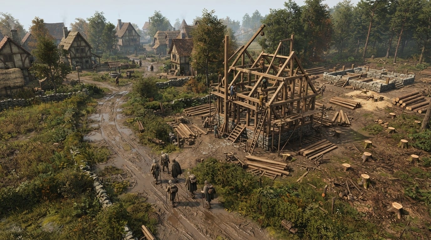 Build homes for new settlers