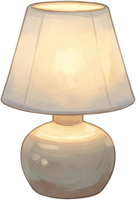 Apartment Nightstand Lamp