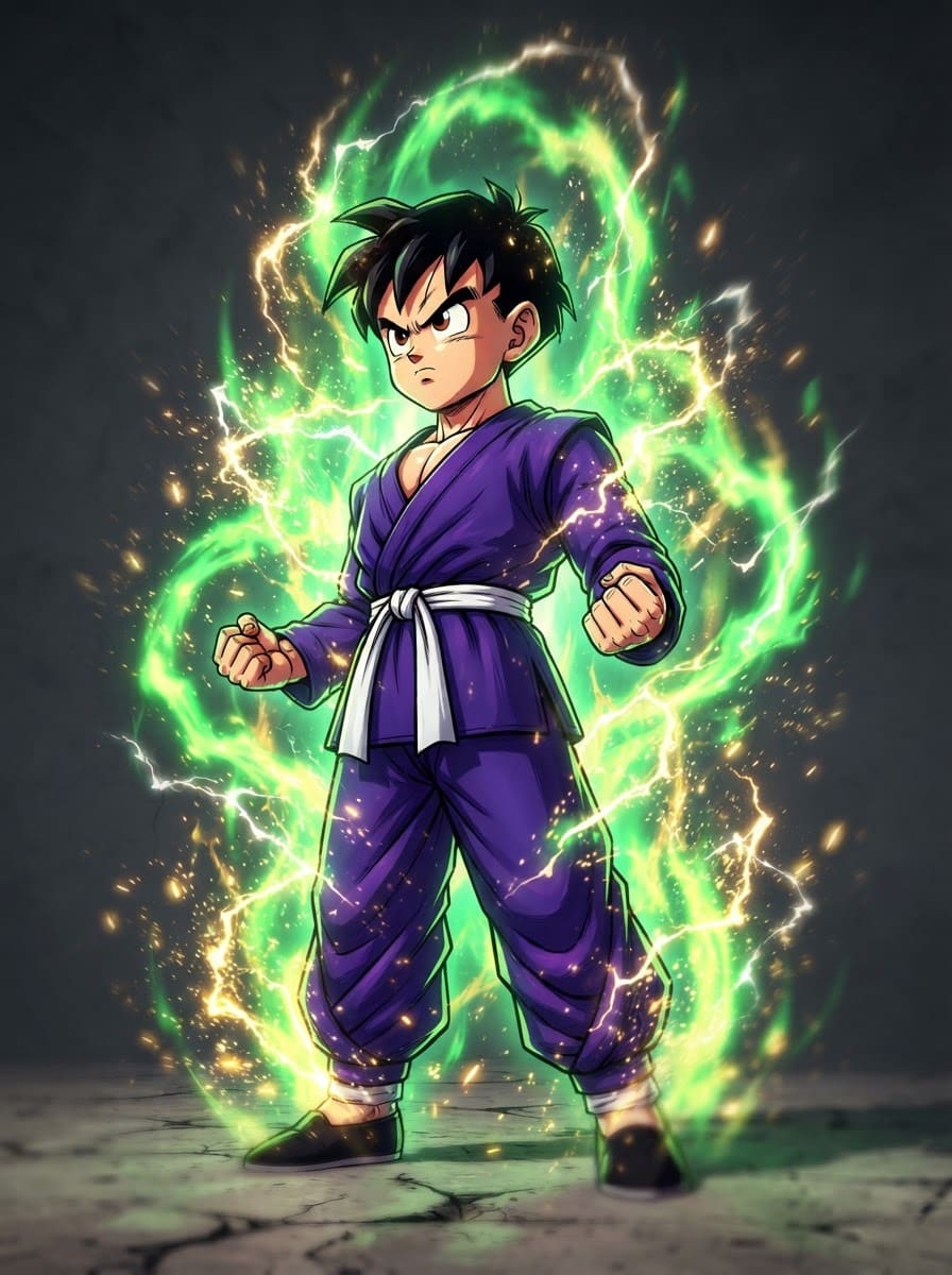 Teenage half-Saiyan prodigy