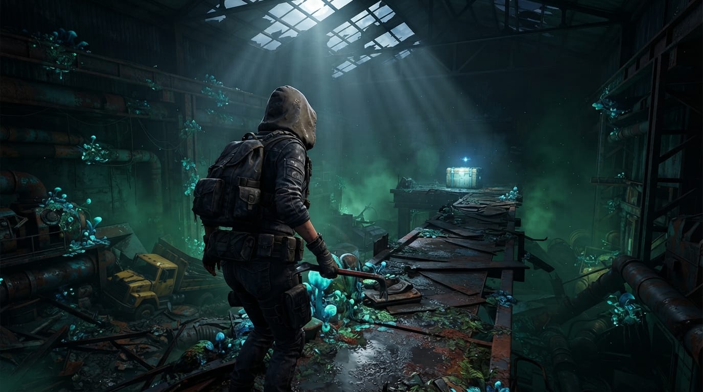 Explore une zone contaminée abandonnée
