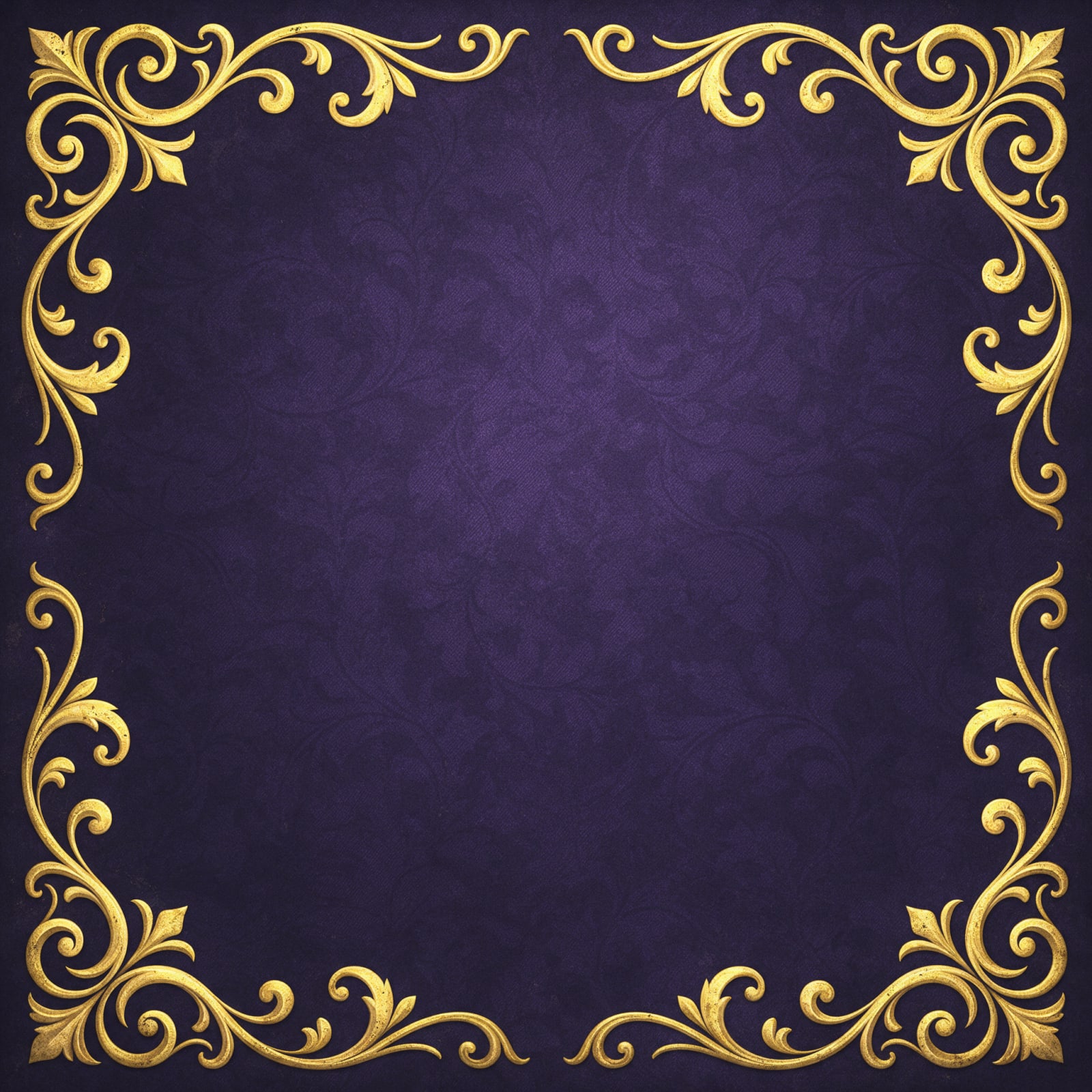 Ornate Dark Violet Panel Texture