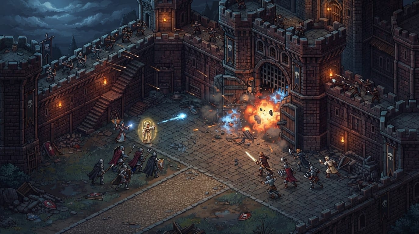 Siege the guild fortress gates