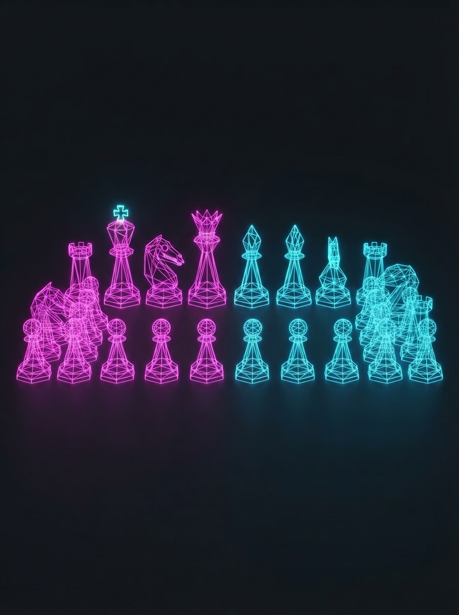 The Neon Wireframe set