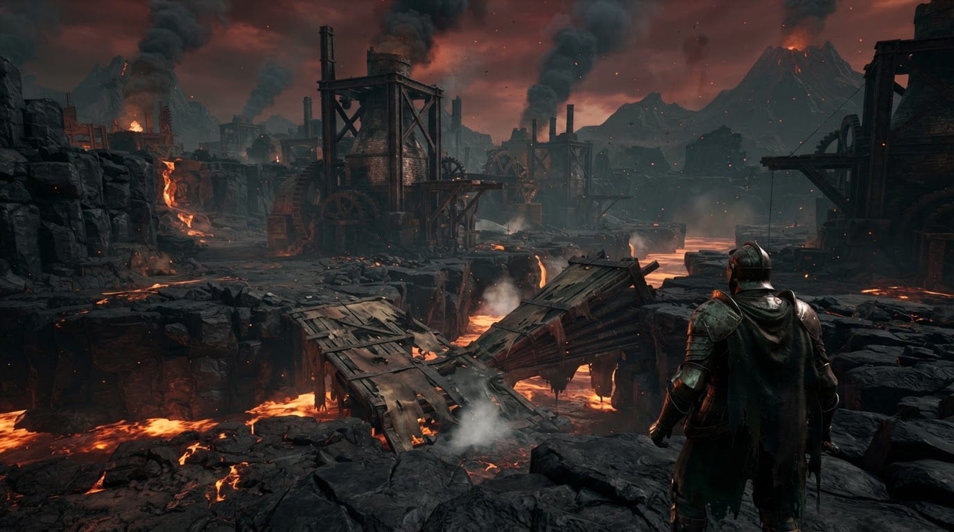 Volcanic forge plateau