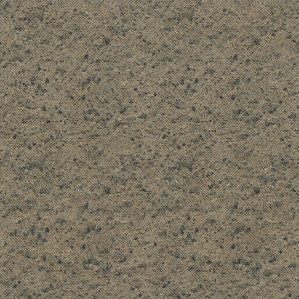 Image: stylized PBR dusty slag concrete, foundry slag #5c
