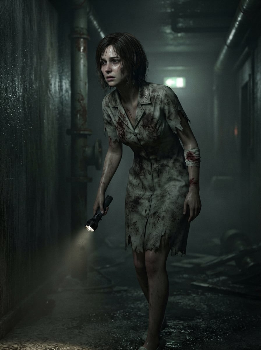 Injured nurse survivor