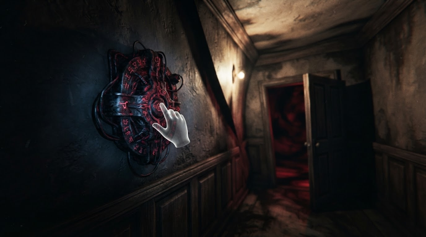 Click before the room changes