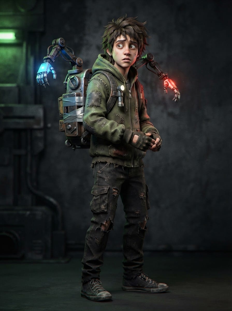 Reckless teen scavenger