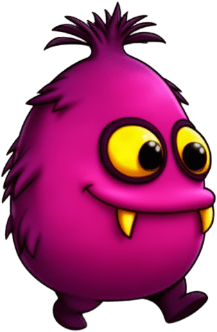 Magenta Monster Grin