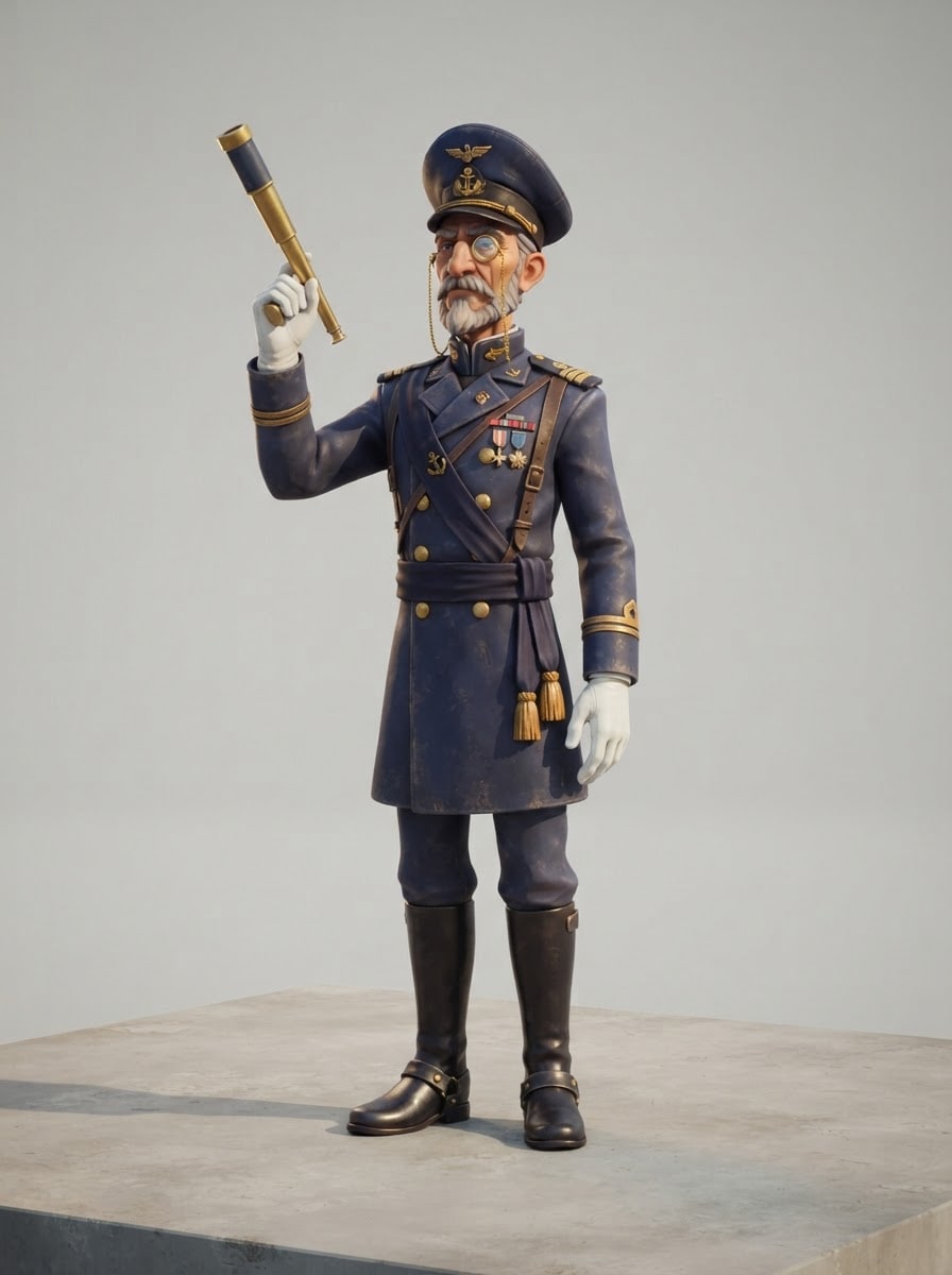 Il veterano con il monocolo