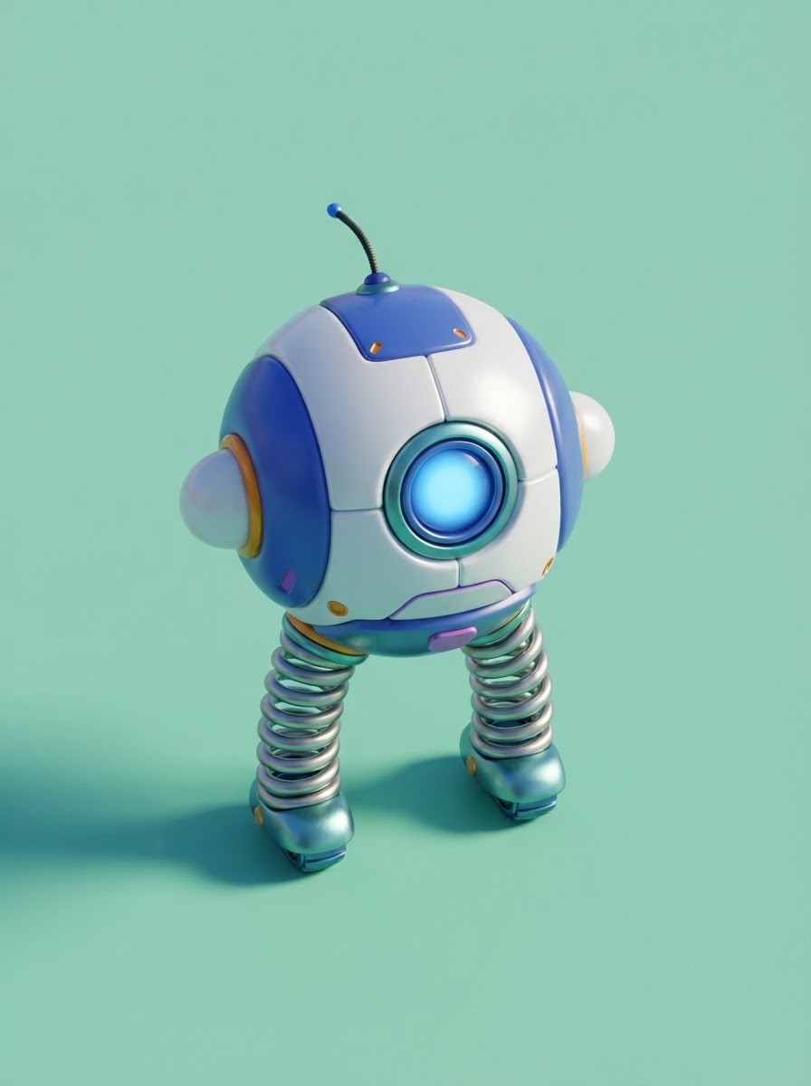Pequeño robot saltarín
