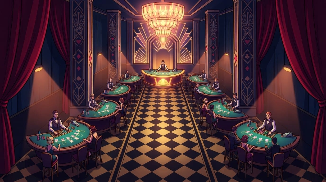 Salón de los Ases, Las Vegas ficticia