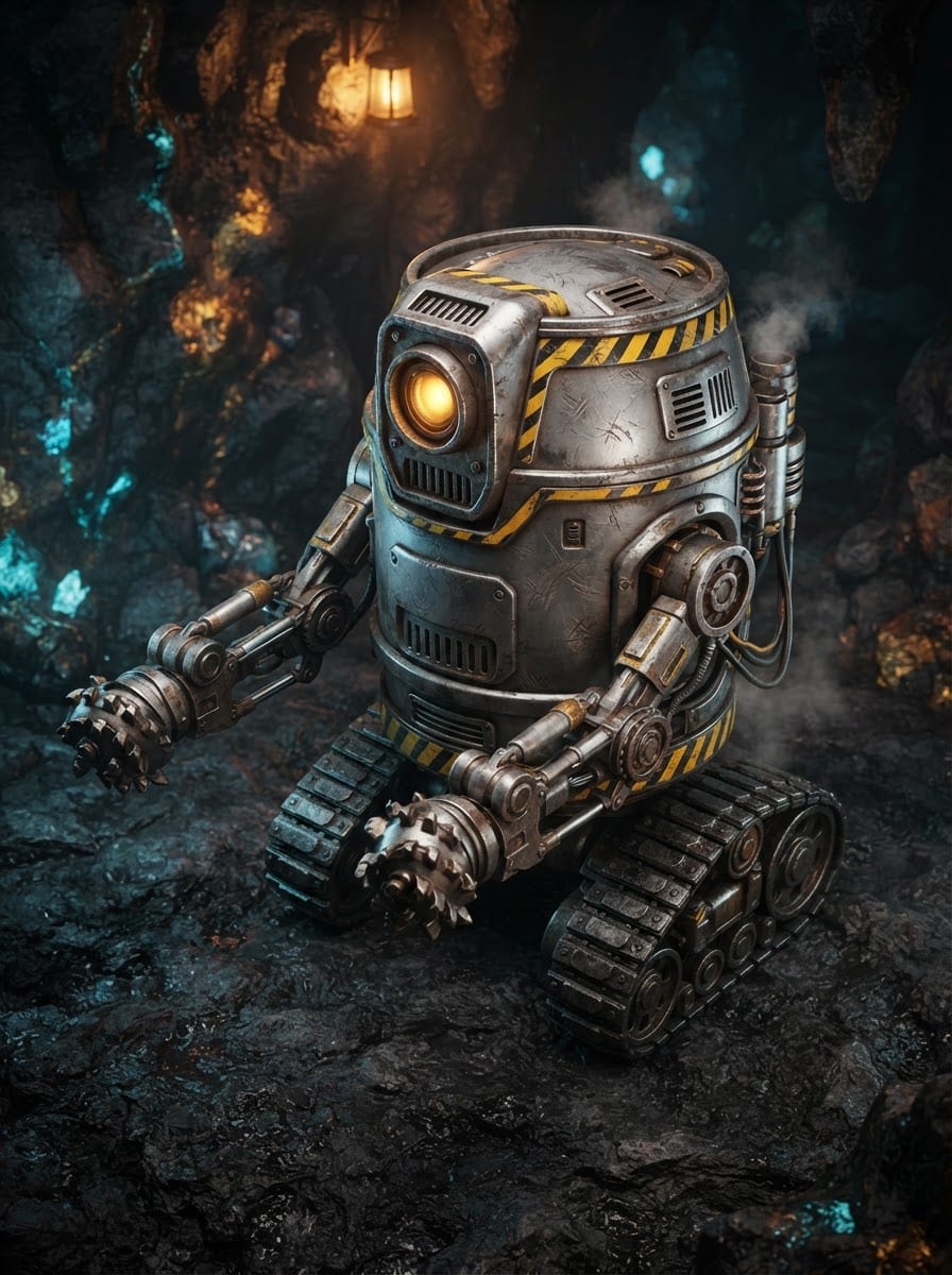 El robot perforador autónomo
