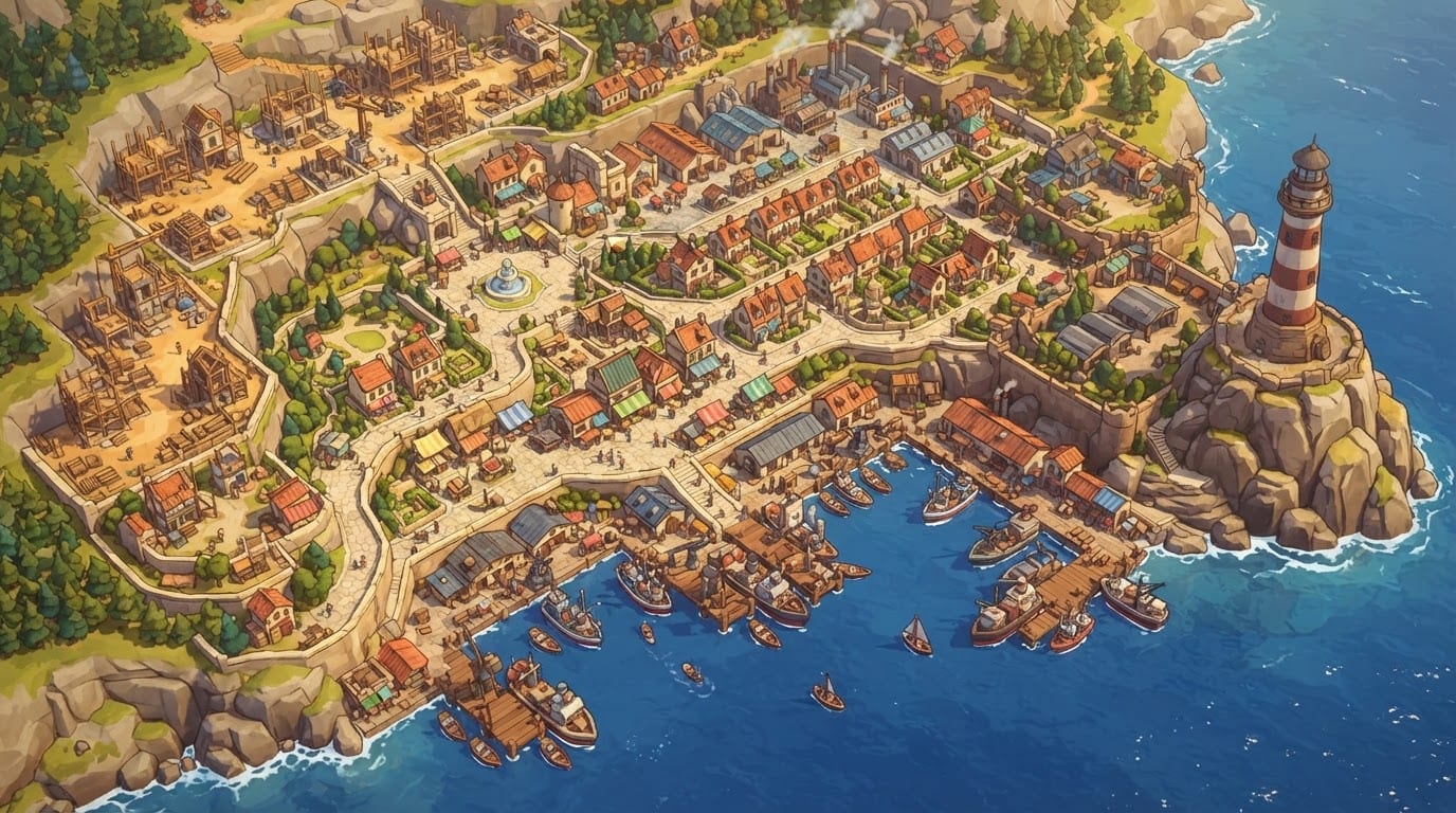 Ciudad portuaria en expansión