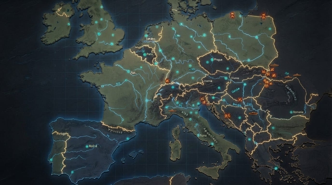 Full global world map