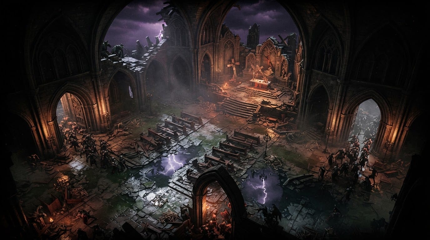 Verfluchte Kathedralenruine