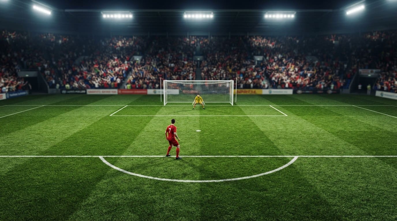 Lanzar un penal decisivo