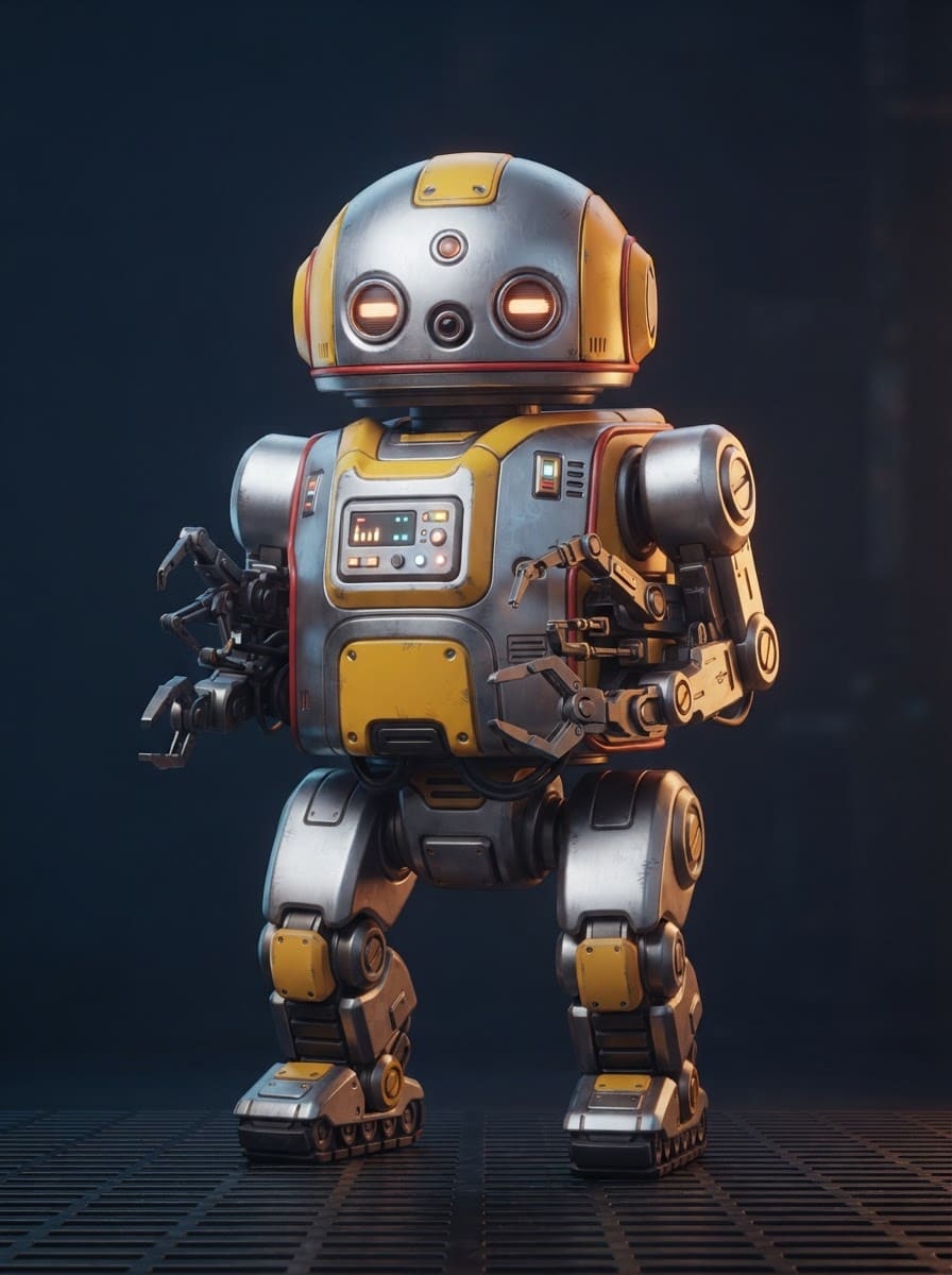 Robô engenheiro compacto