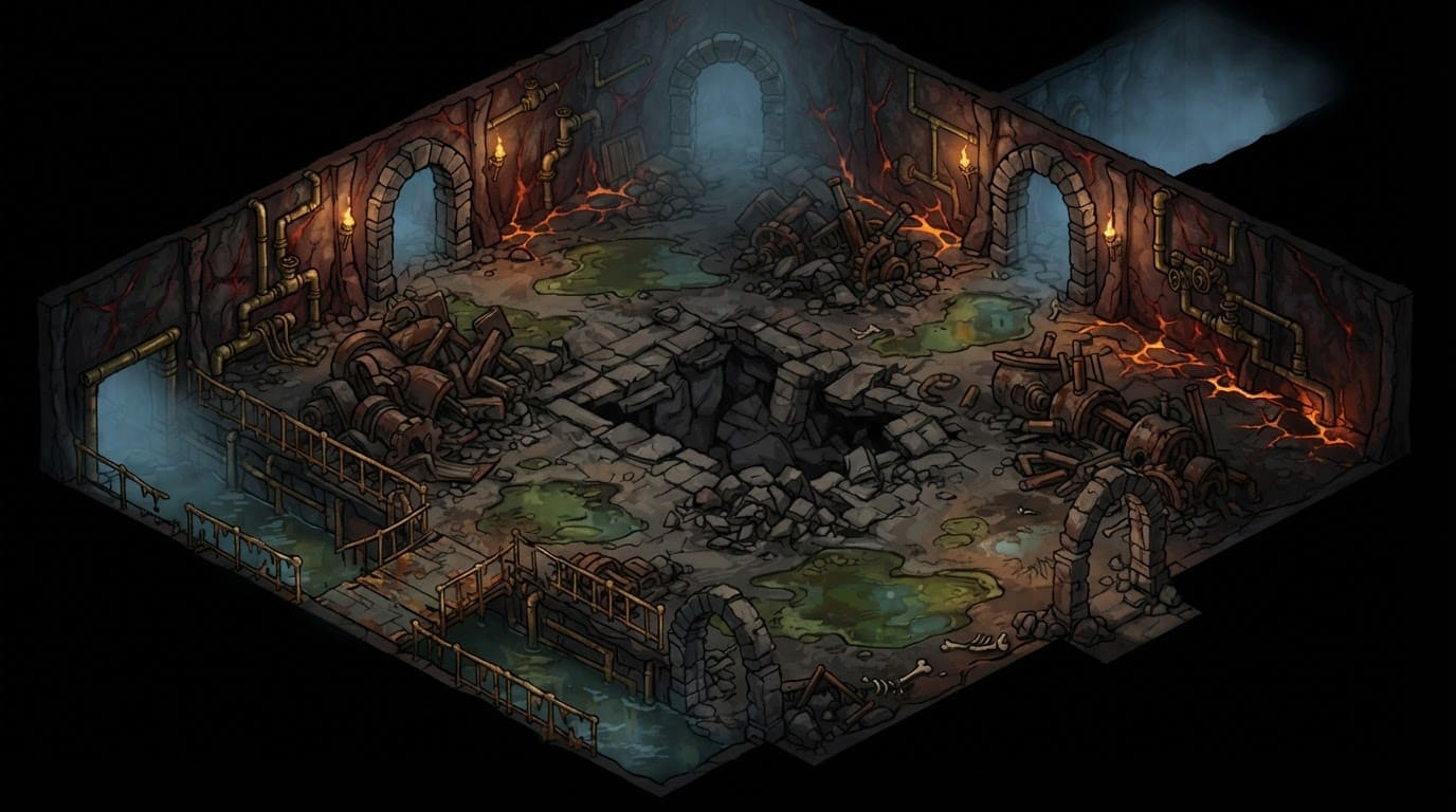 La mine de Stellacite effondrée
