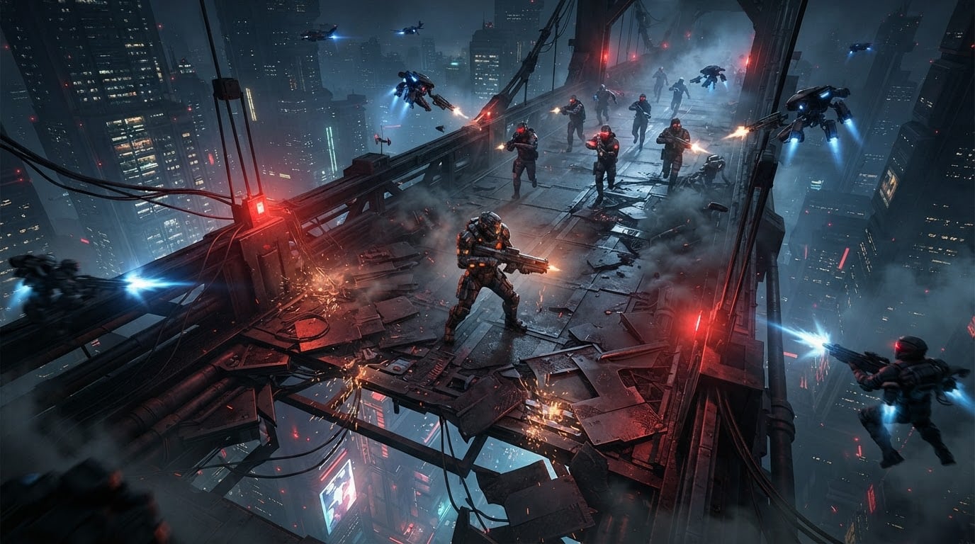 Hold the collapsing bridge