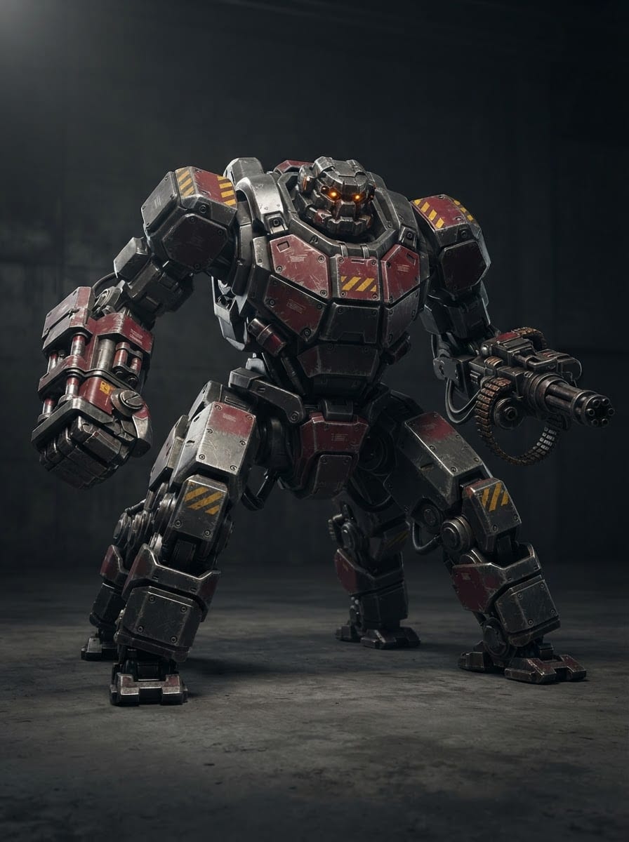 The heavy siege mech brawler