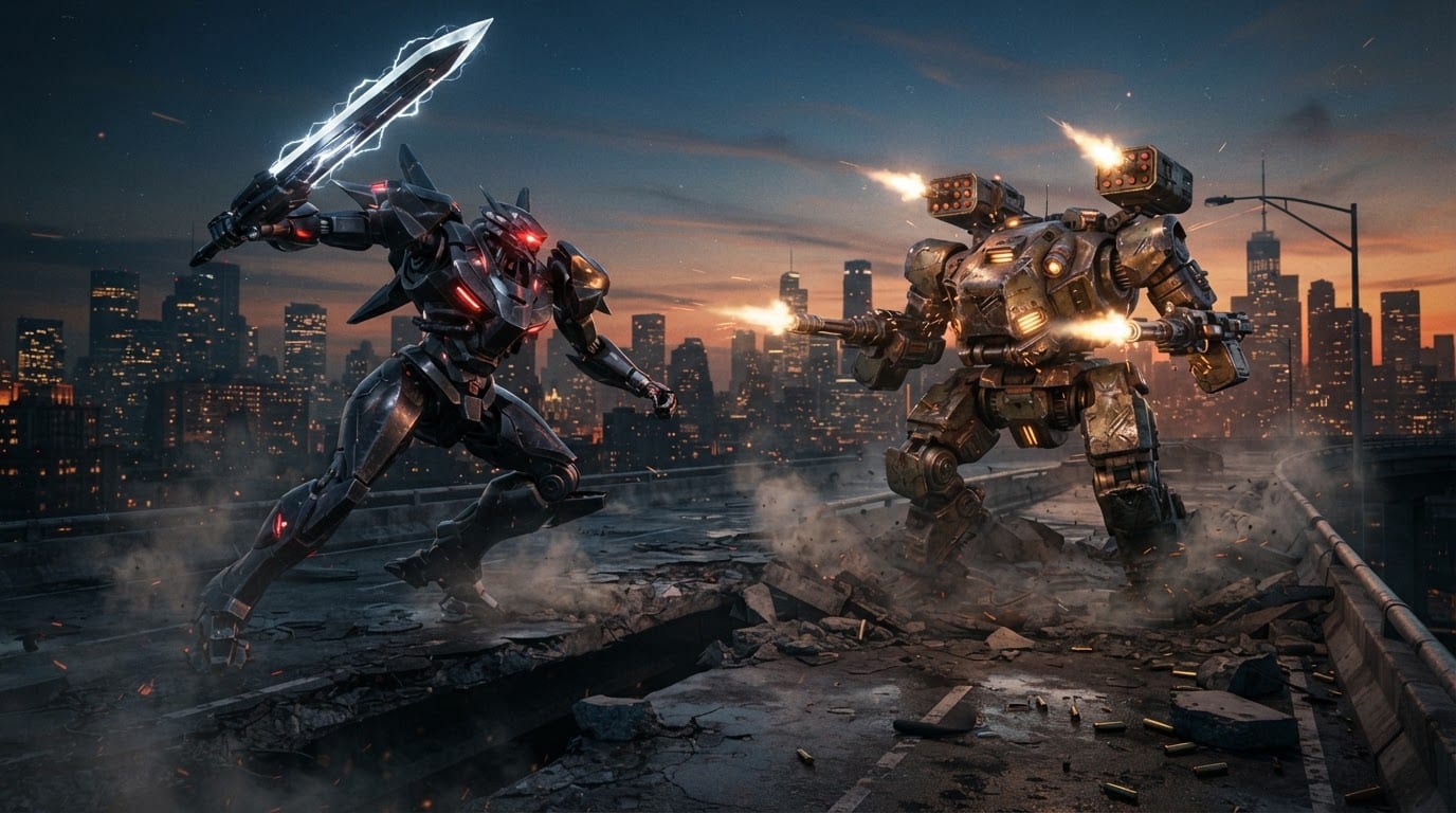 Hunt the Rival Boss Mech