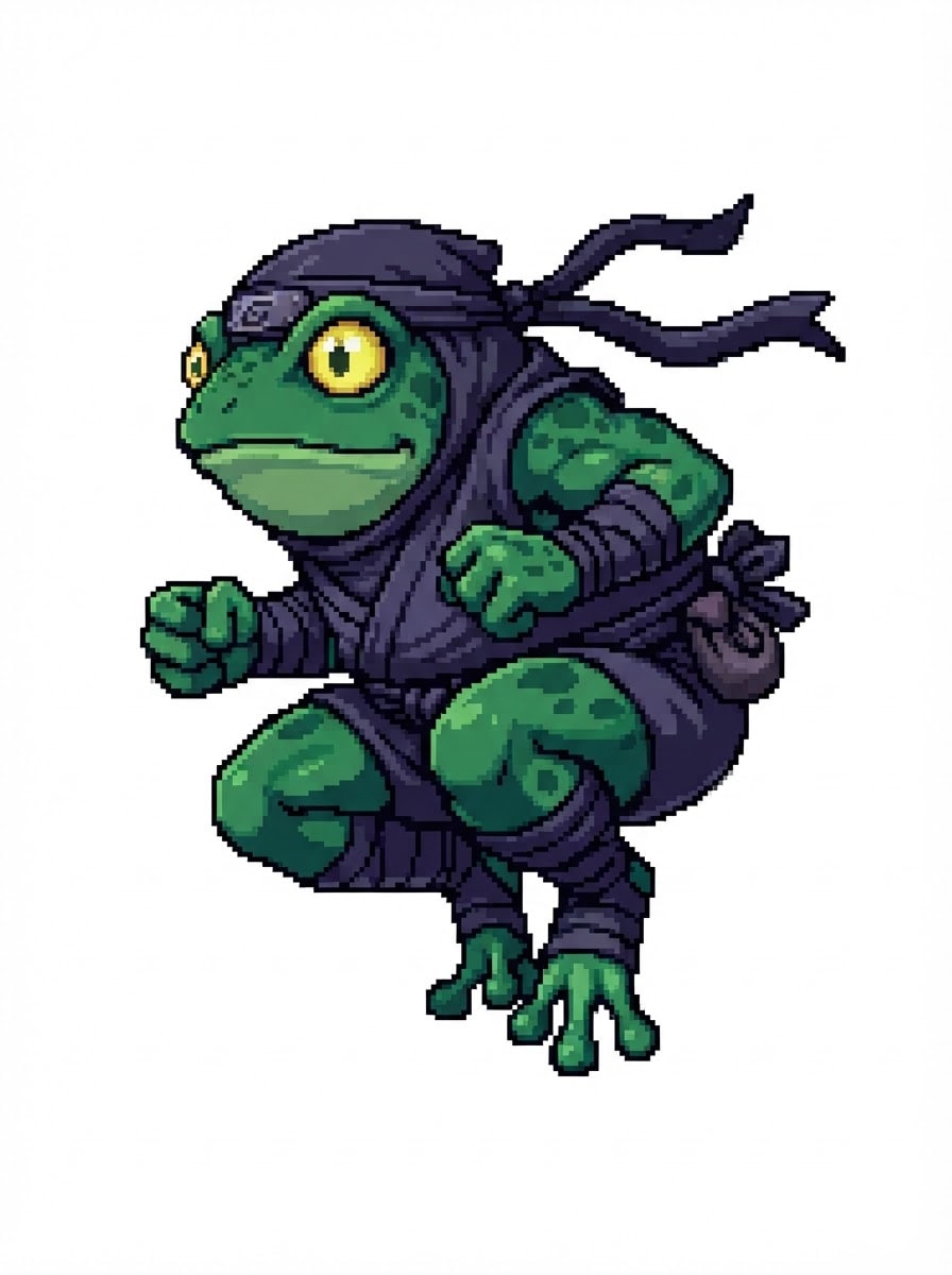 A ninja frog warrior